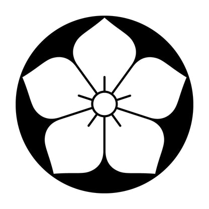 石持ち地抜き桔梗紋