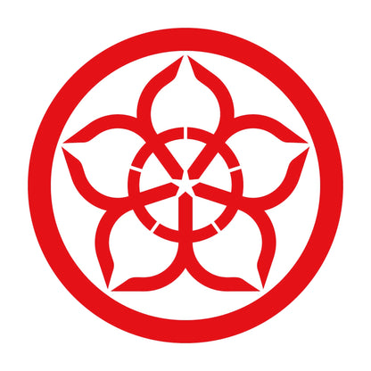 丸に大の字桔梗紋 8