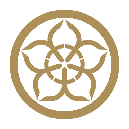 丸に大の字桔梗紋 9