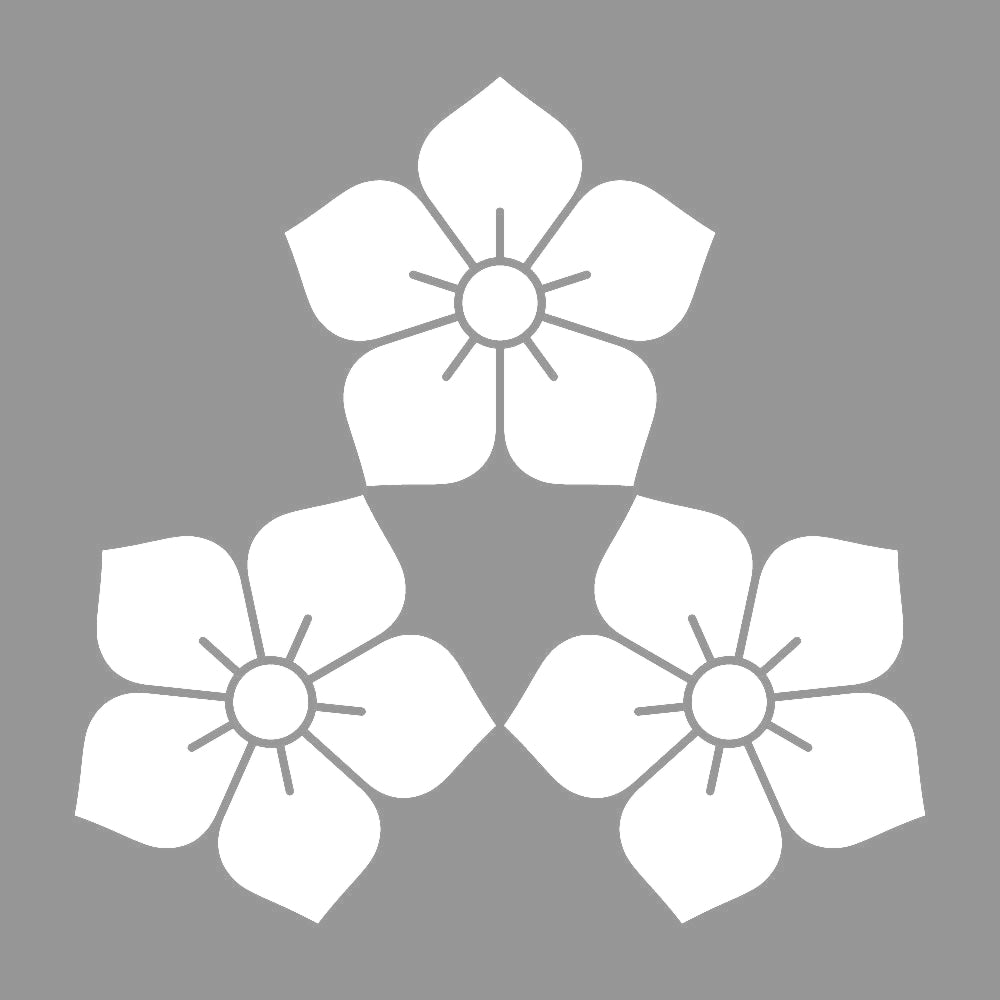 尻合せ三つ桔梗紋 7