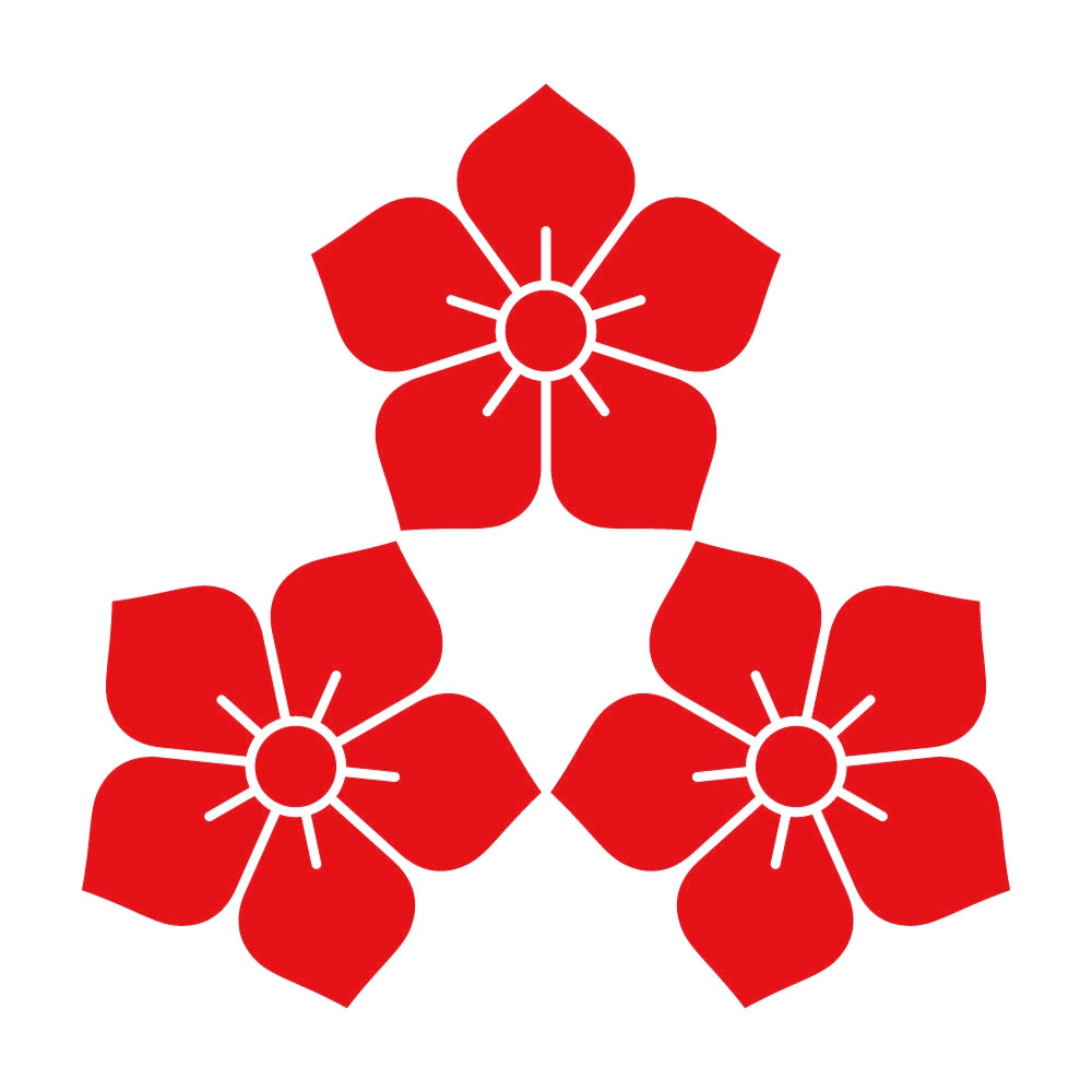尻合せ三つ桔梗紋 8