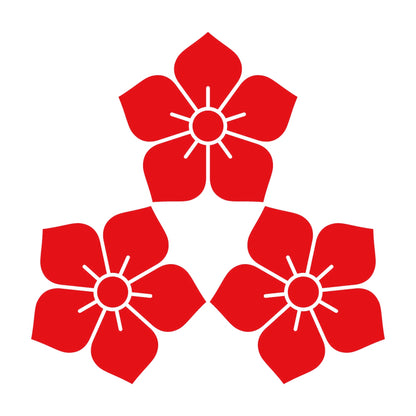 尻合せ三つ桔梗紋 8