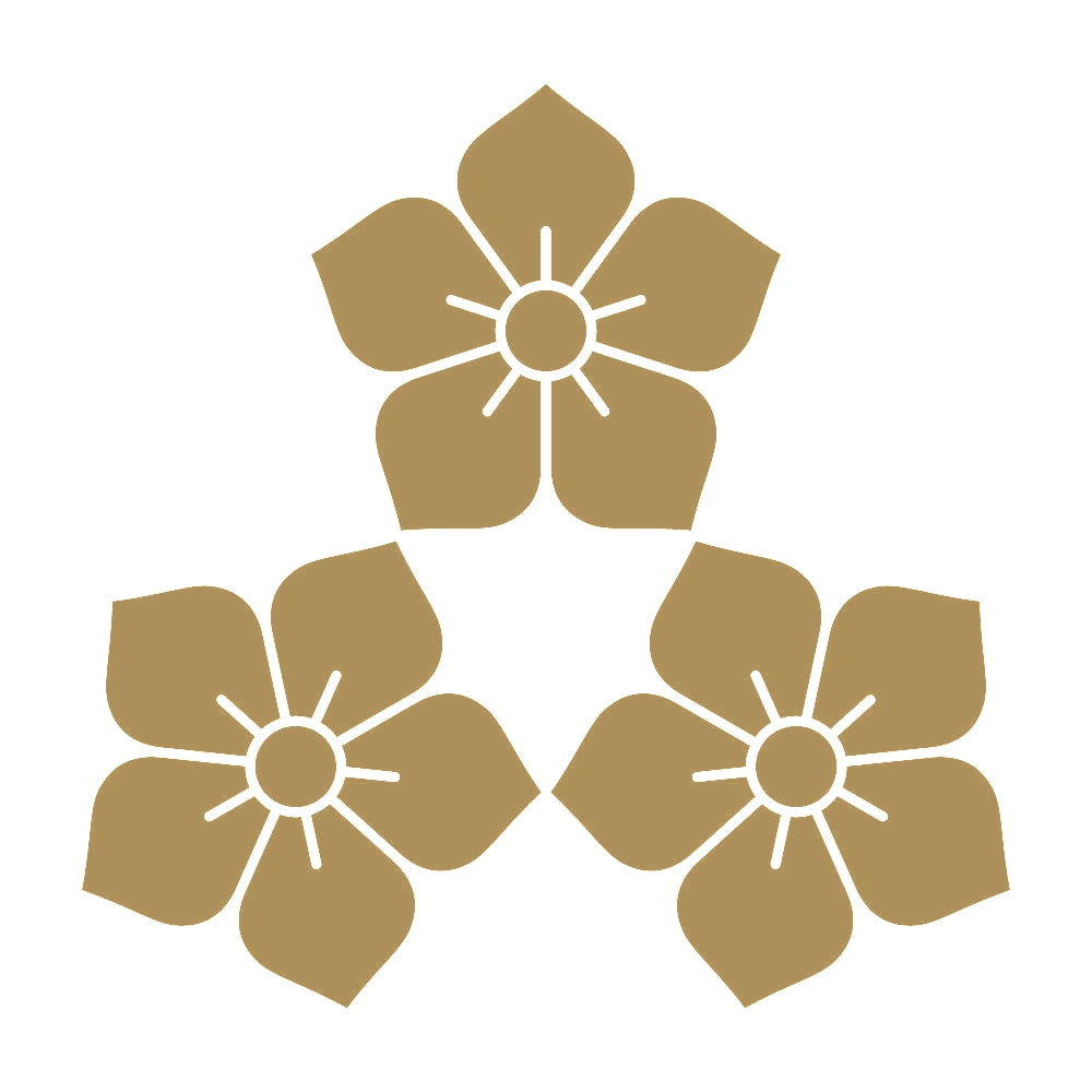 尻合せ三つ桔梗紋 9