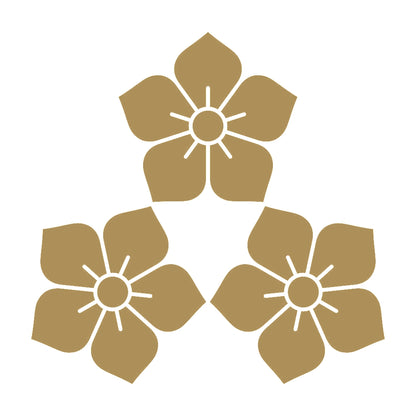 尻合せ三つ桔梗紋 9