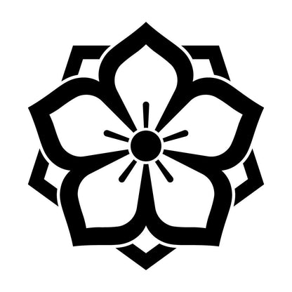 中陰八重桔梗紋