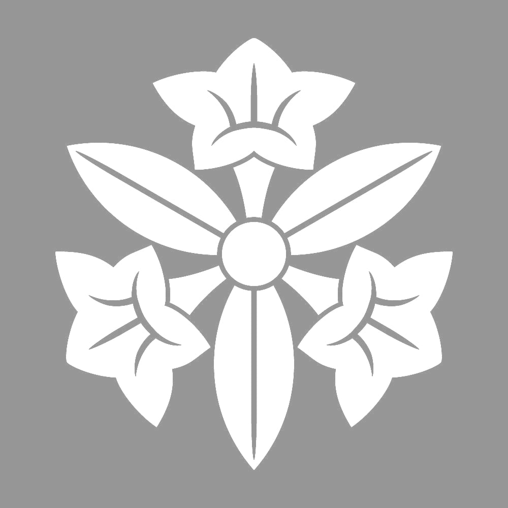 三つ葉桔梗紋 7