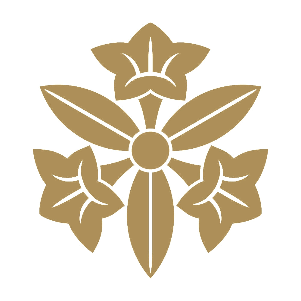 三つ葉桔梗紋 9