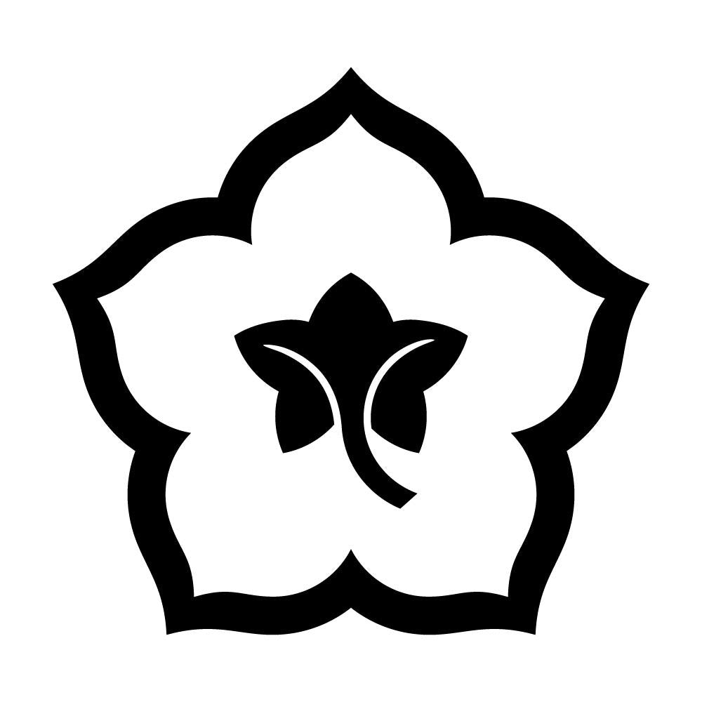 中陰裏桔梗紋