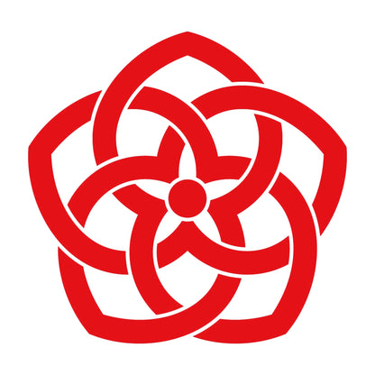 組み桔梗紋 8