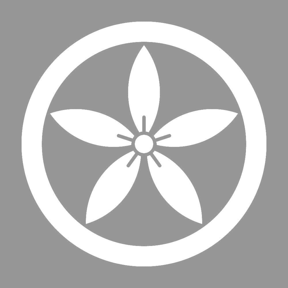 丸に細桔梗紋 7