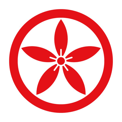 丸に細桔梗紋 8