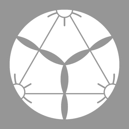 三つ割り反り桔梗紋 7
