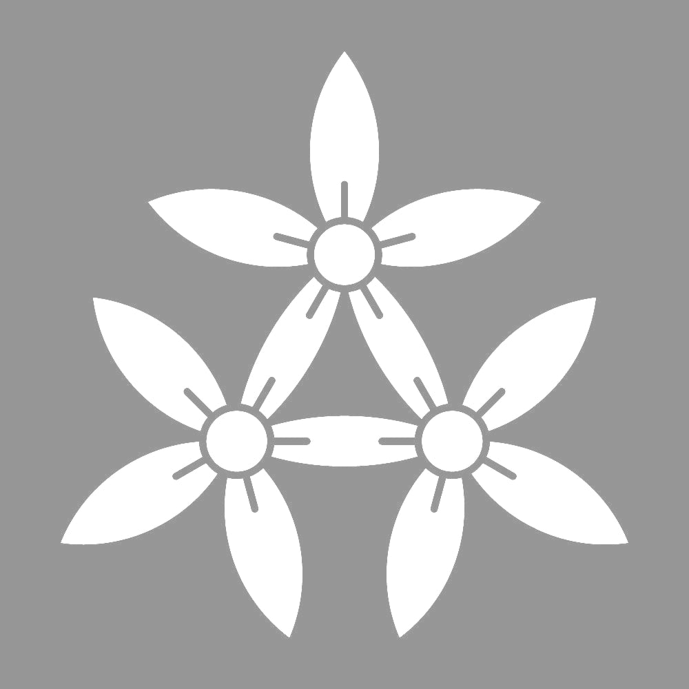 三つ持ち合い細桔梗紋 7