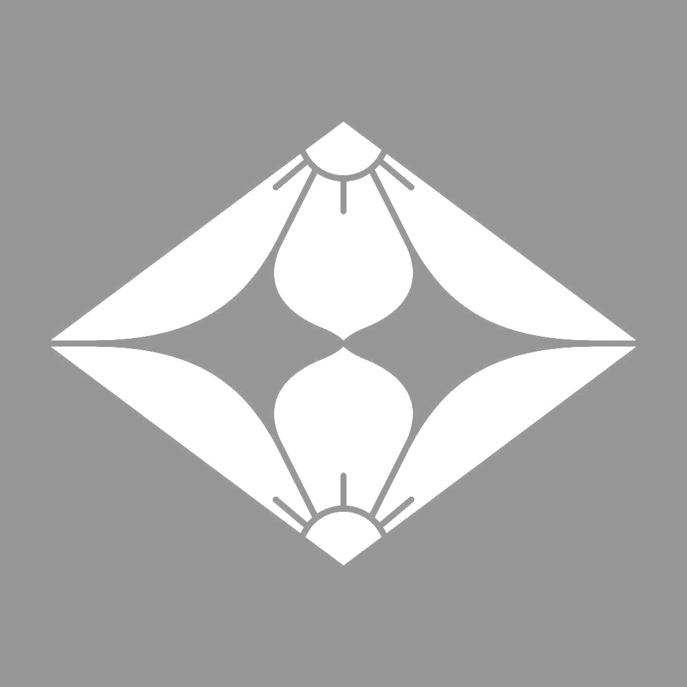 向かい桔梗菱紋 7