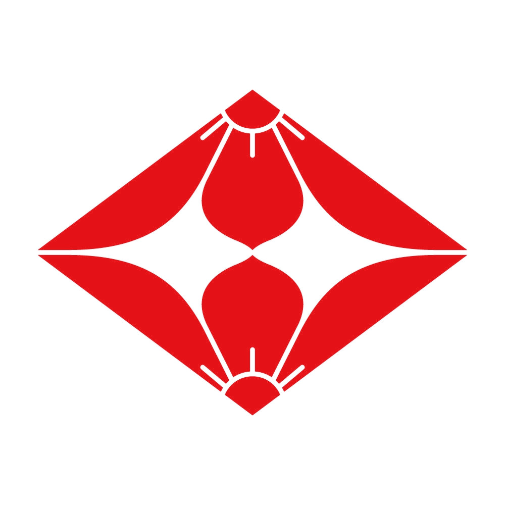 向かい桔梗菱紋 8