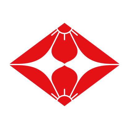 向かい桔梗菱紋 8