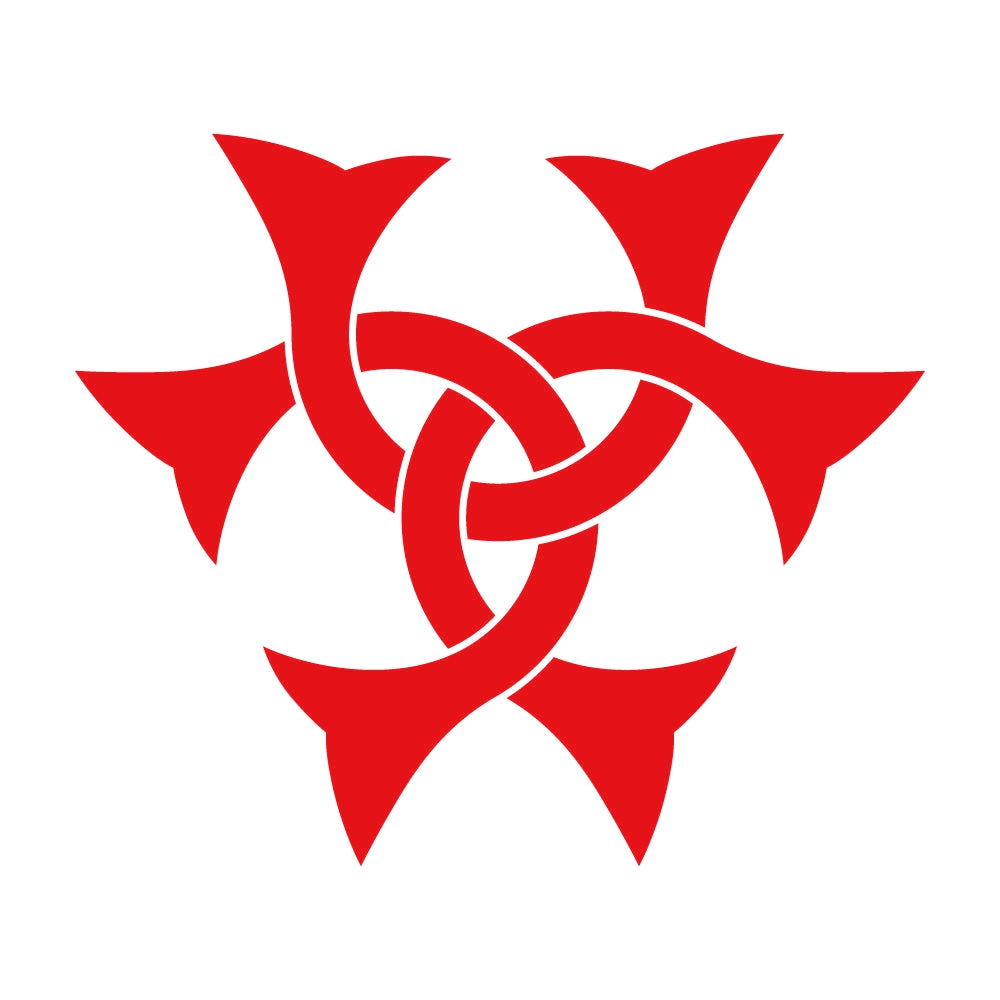 三つ組み鍬形紋 8