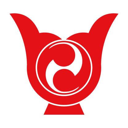 変わり鍬形に二つ巴紋 8