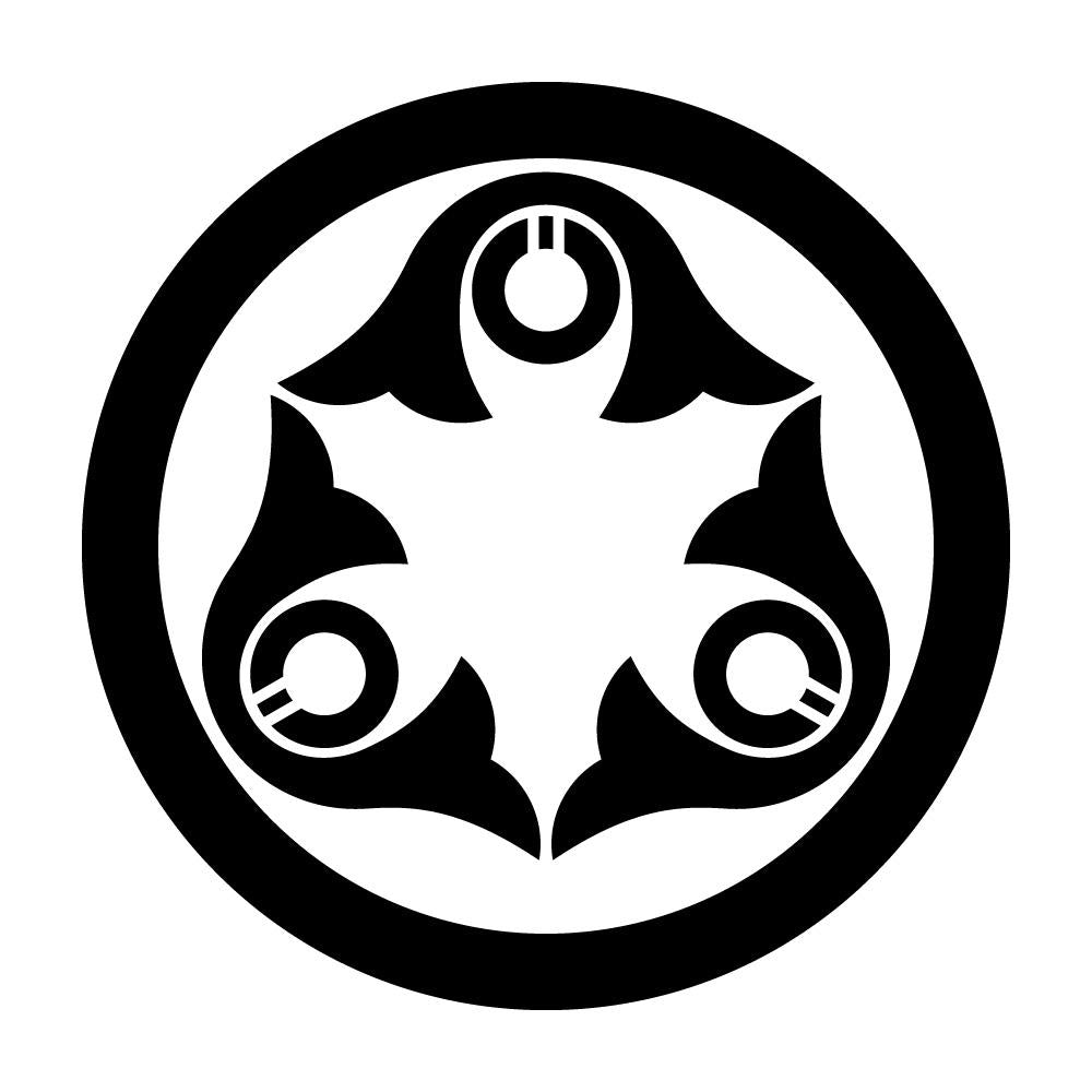 丸に星付き鍬形紋