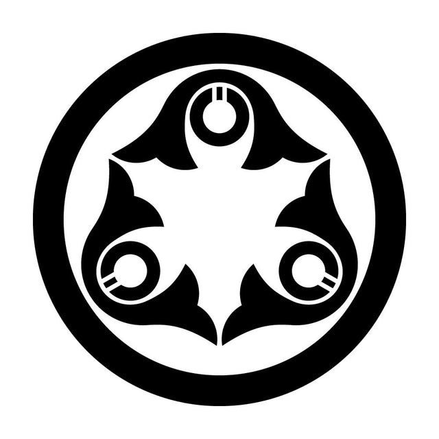 丸に星付き鍬形紋