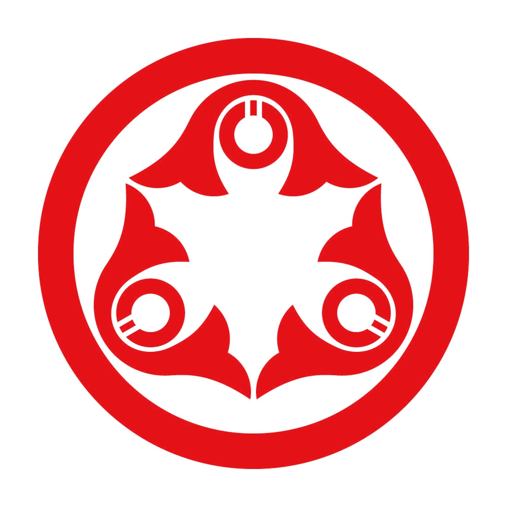 丸に星付き鍬形紋 8
