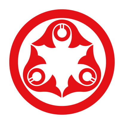 丸に星付き鍬形紋 8