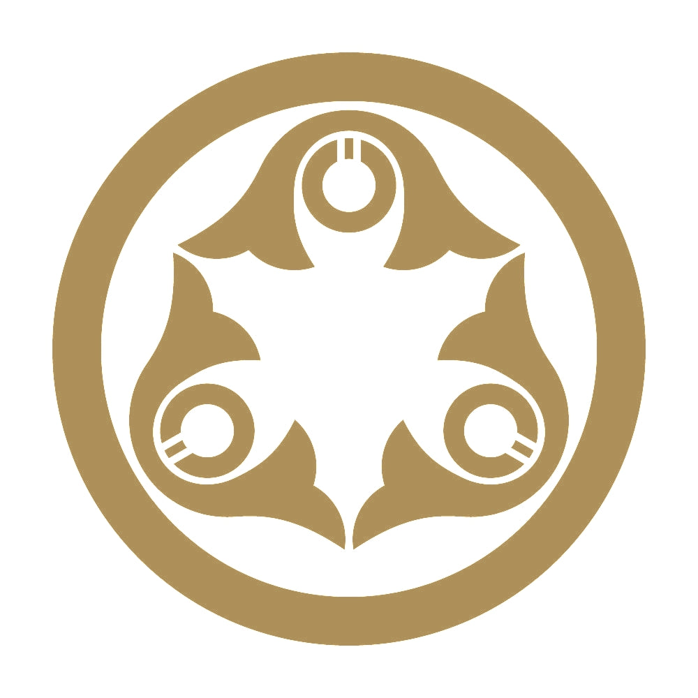 丸に星付き鍬形紋 9