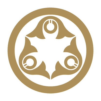 丸に星付き鍬形紋 9