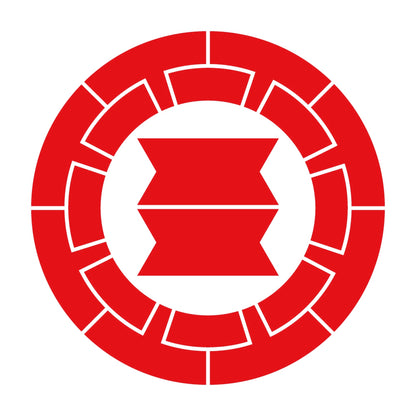 源氏輪に二つ切竹紋 8