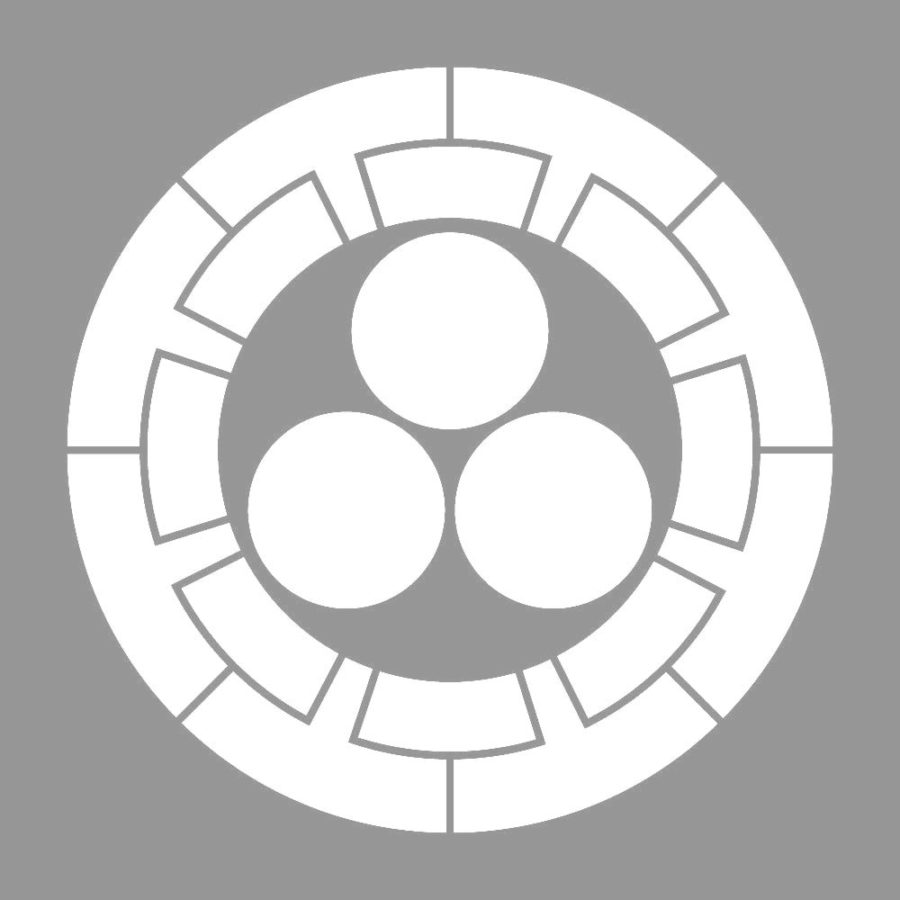 六つ陰源氏車に三つ星紋 7