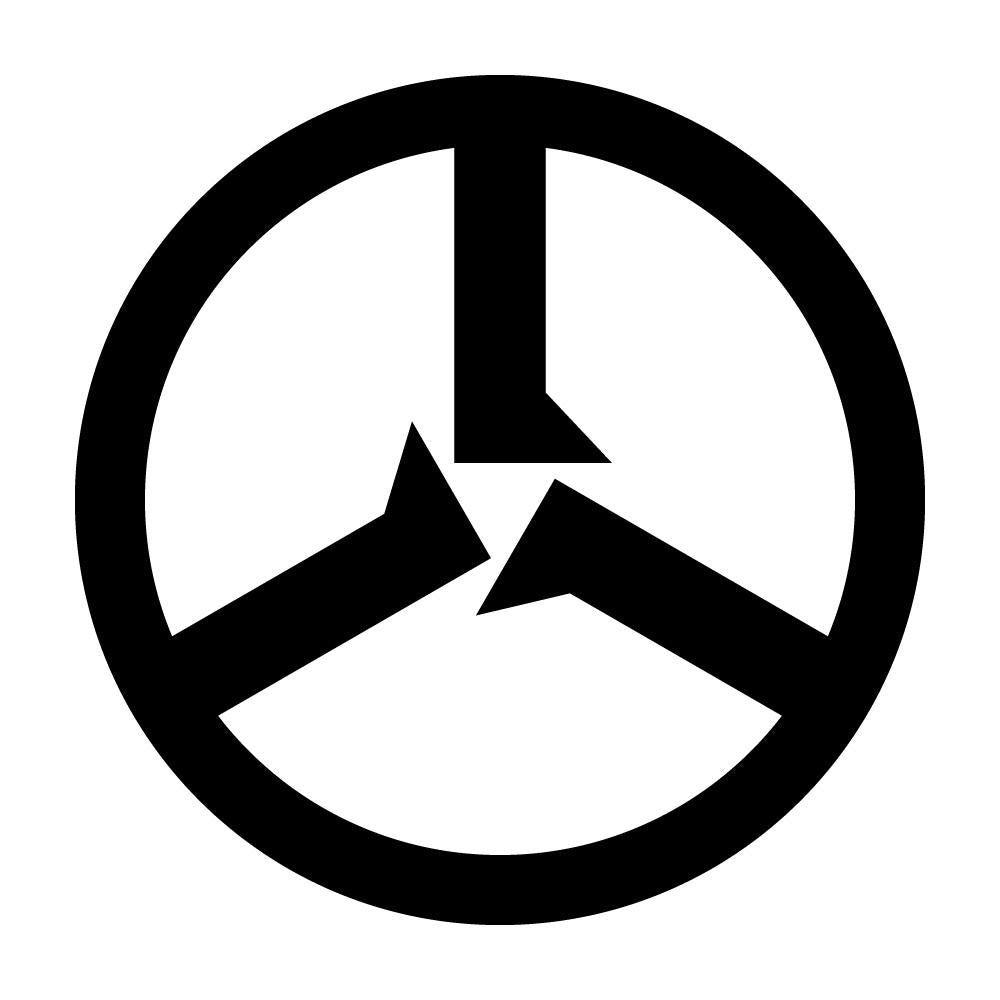 真向かい五徳紋