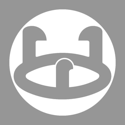 石持ち地抜き五徳紋 7