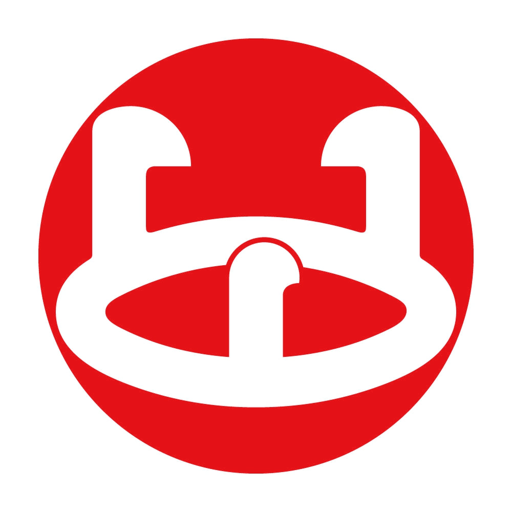 石持ち地抜き五徳紋 8