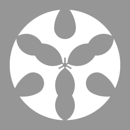 三つ琴柱の丸紋 7