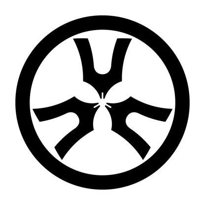 丸に三つ琴柱紋