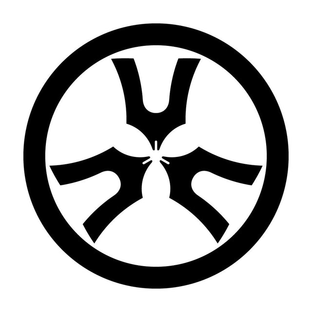丸に三つ琴柱紋
