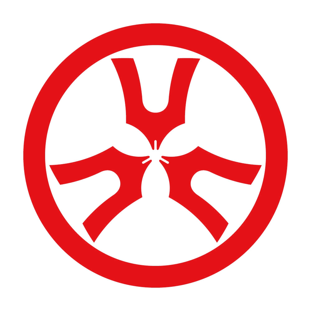 丸に三つ琴柱紋 8
