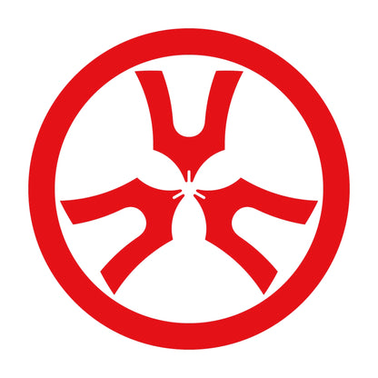 丸に三つ琴柱紋 8