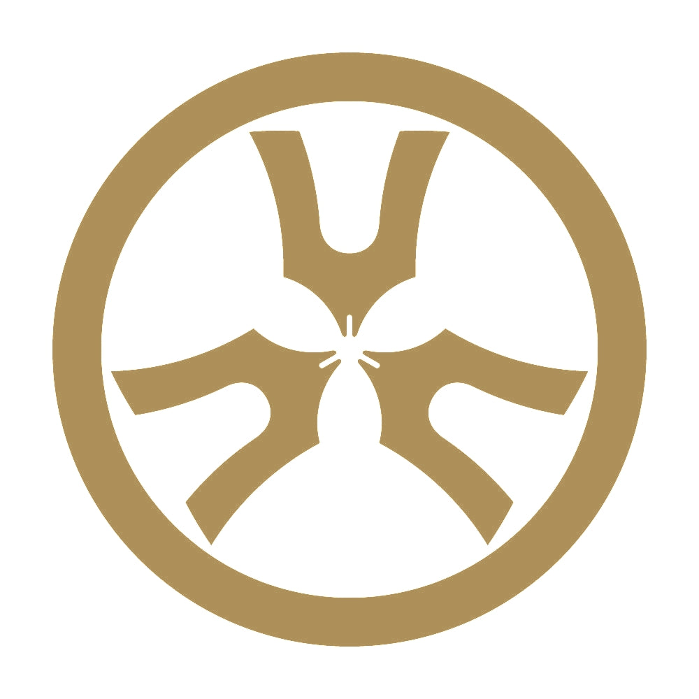 丸に三つ琴柱紋 9