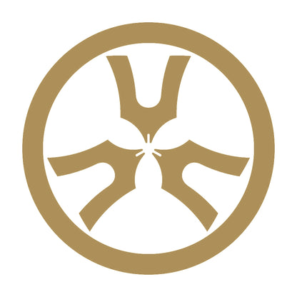 丸に三つ琴柱紋 9