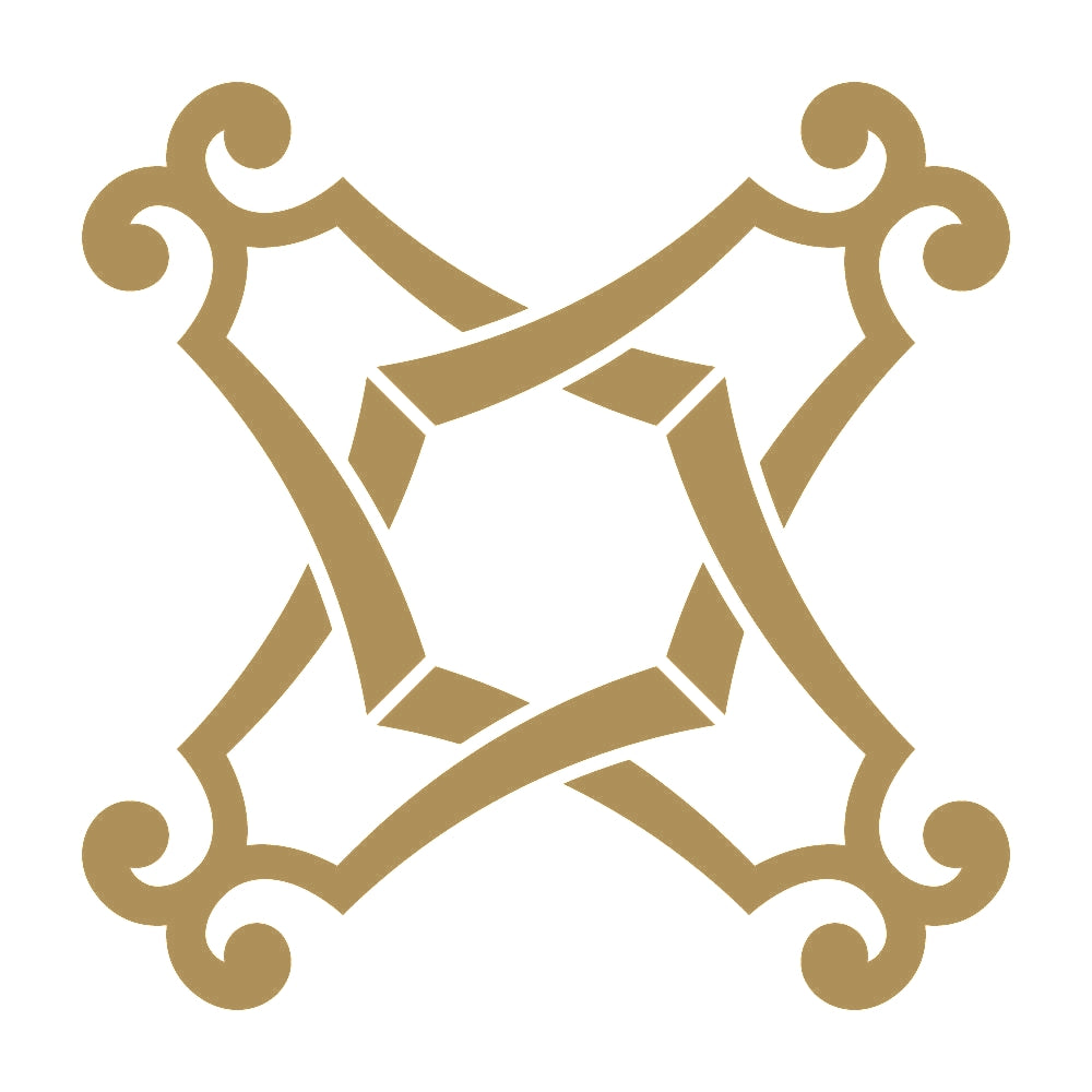 四つ組み琴柱紋 9