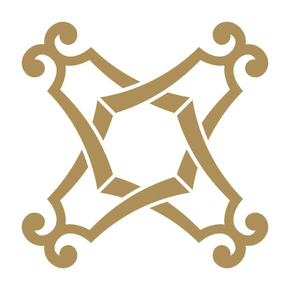 四つ組み琴柱紋 9