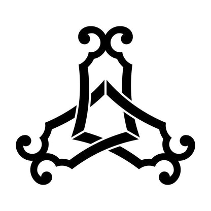 三つ組み琴柱紋