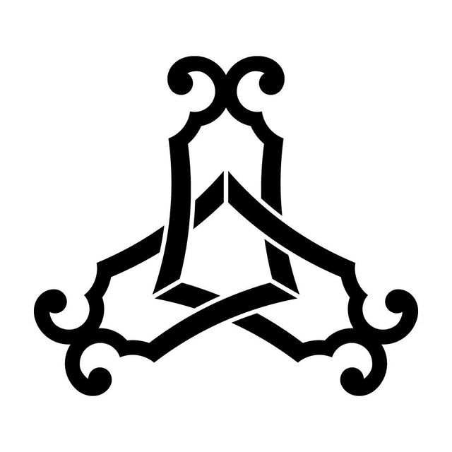 三つ組み琴柱紋