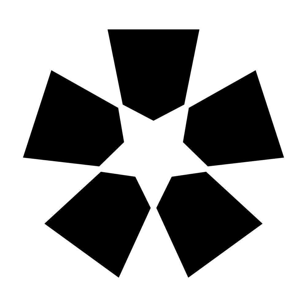 五つ将棋駒紋
