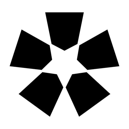 五つ将棋駒紋
