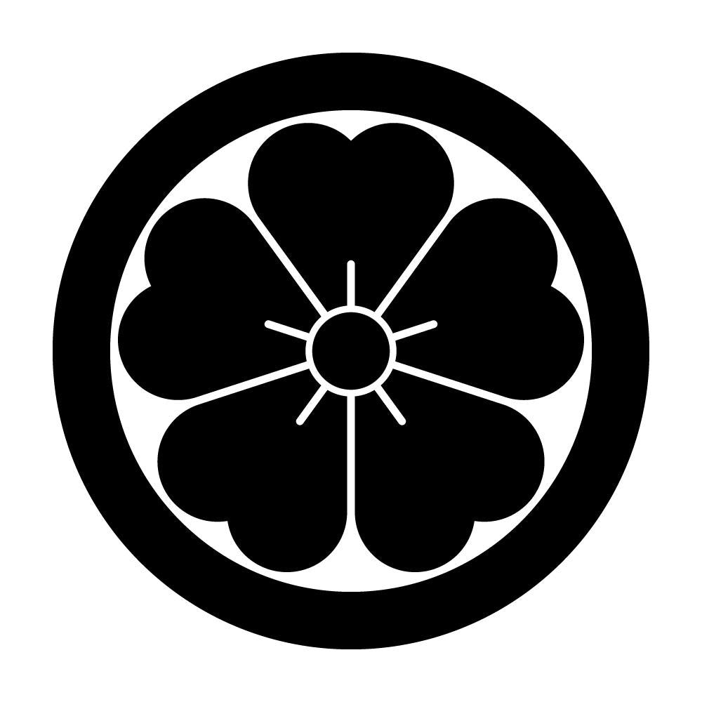 丸に桜紋