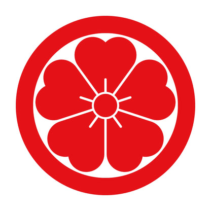 丸に桜紋 8