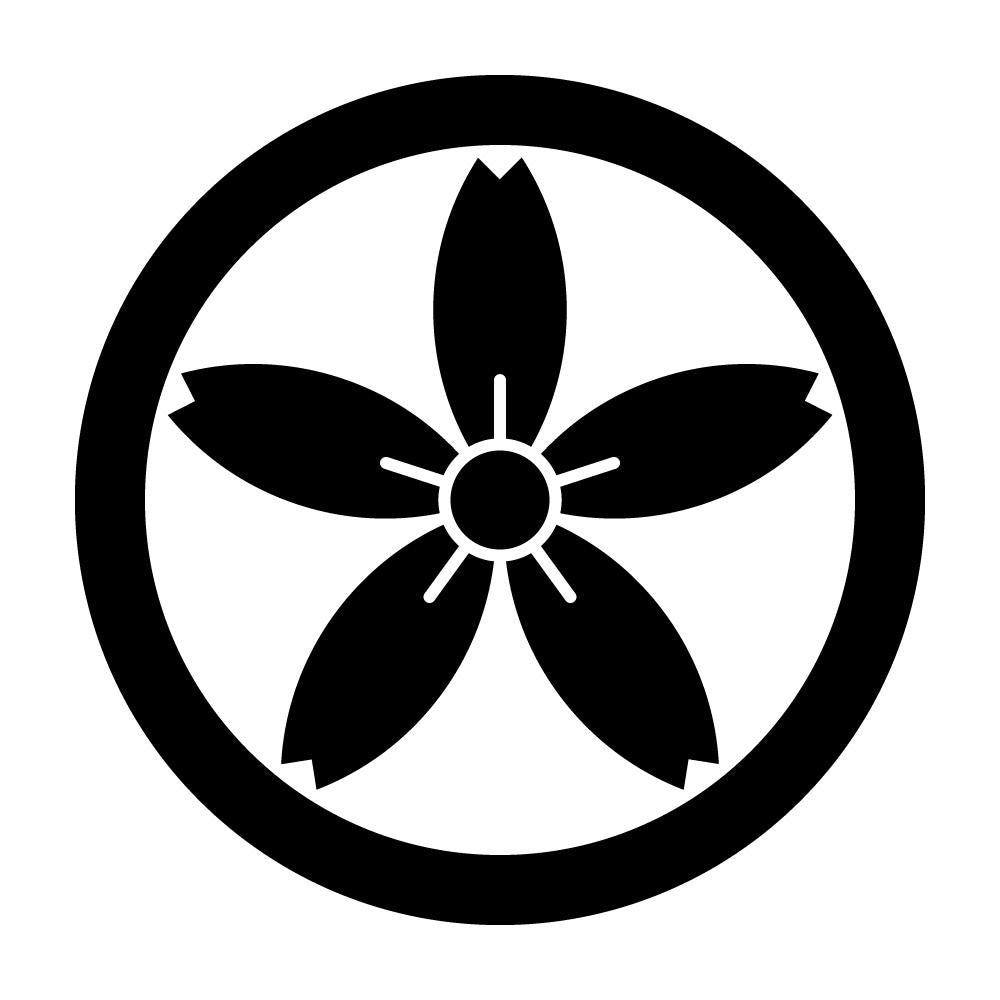 丸に細桜紋
