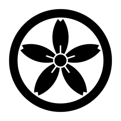 丸に細桜紋